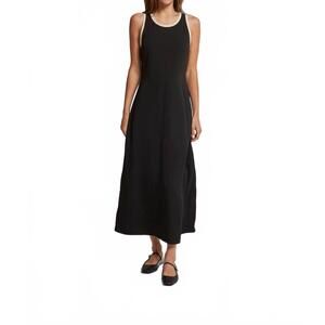 NEW CRESCENT women's maeve maxi dress in black